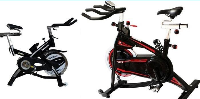 Divi inerces velosipēdu modeļi