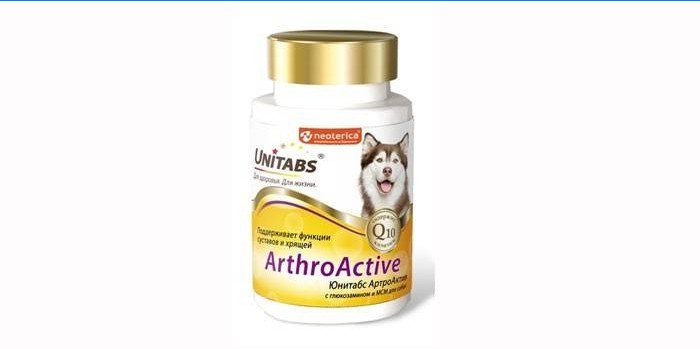 Vitamīni suņiem Unitabs Arthroctive
