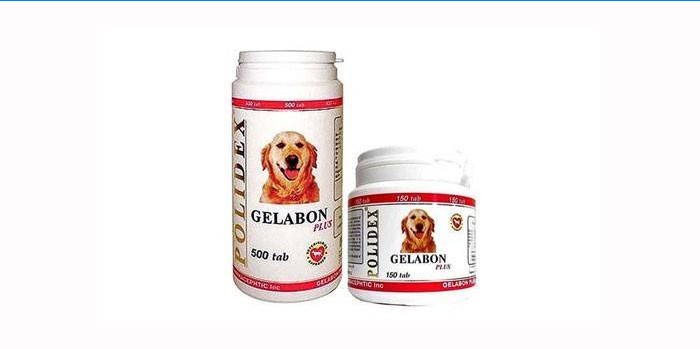 Vitamīni suņiem Polidex Gelabon plus