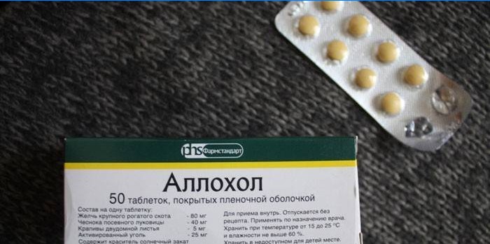 Allochol tabletes