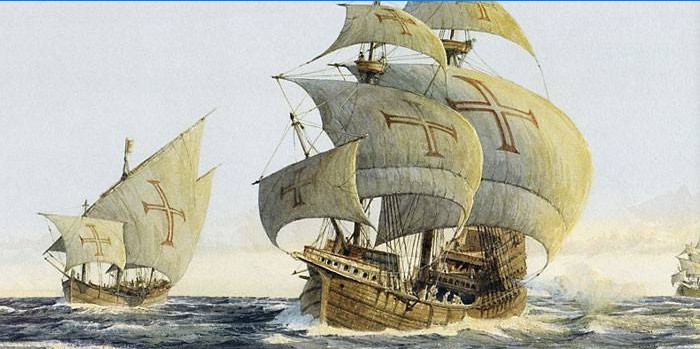 Kuģi ar kuģi Vasco da Gamma