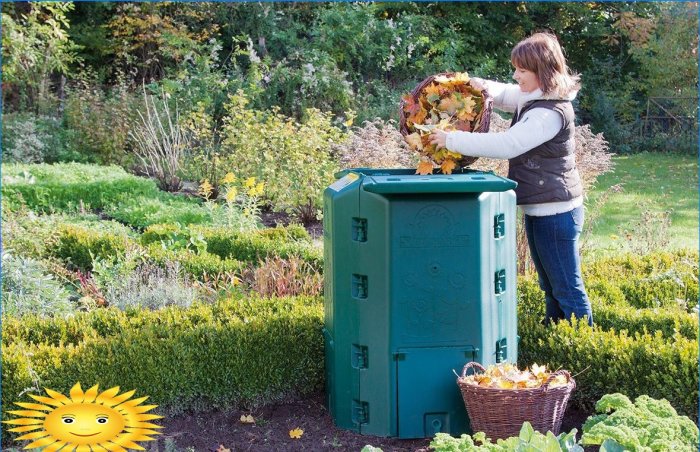 Dārza kompostieris no plastmasas