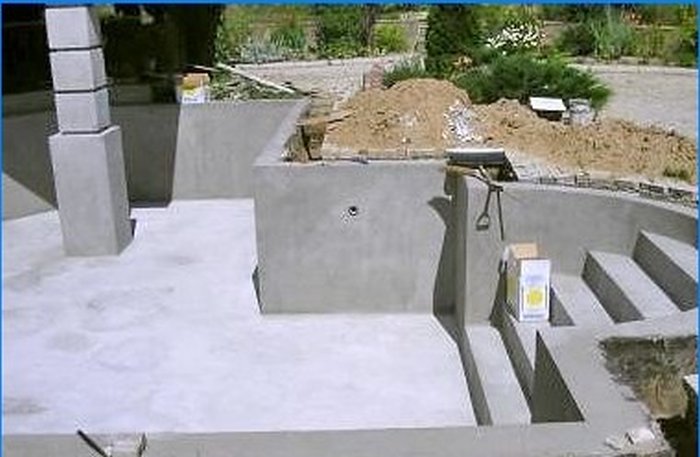 Plusi un mīnusi betona baseini